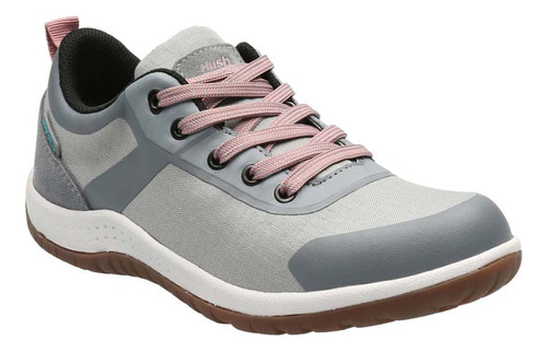 Sneaker Hush Puppies Rising Low Grey Para Dama