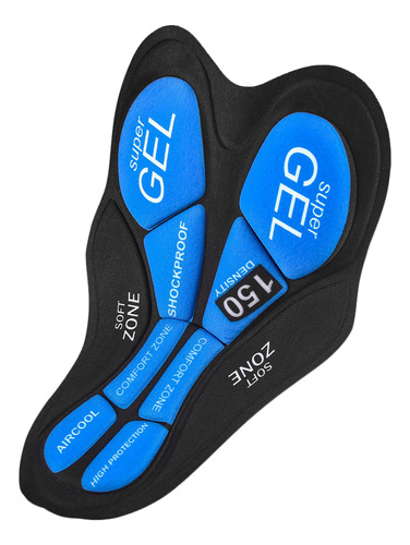 Pantalones Cortos Acolchados Para Ciclismo 3d