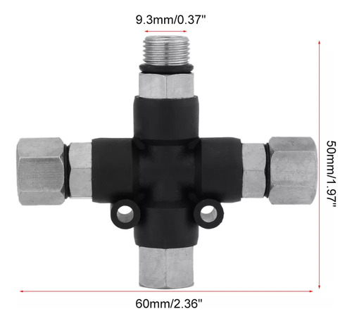 Divisor De Adaptador De Coletor De Mangueira De Ar De Aerógr