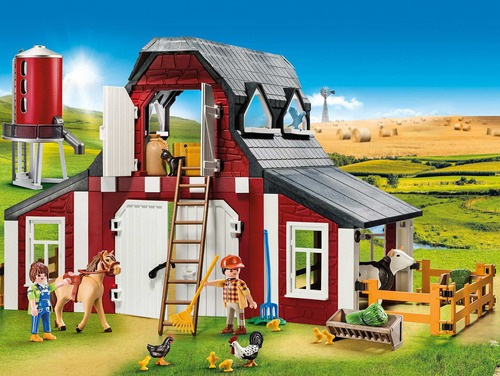 Playmobil Country 9315 Granero Con Silo