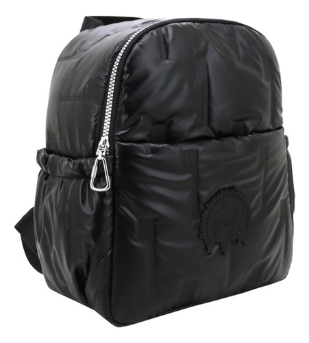 Mochila De Mujer Muaa Puffer Con Portabotellas Acolchada 