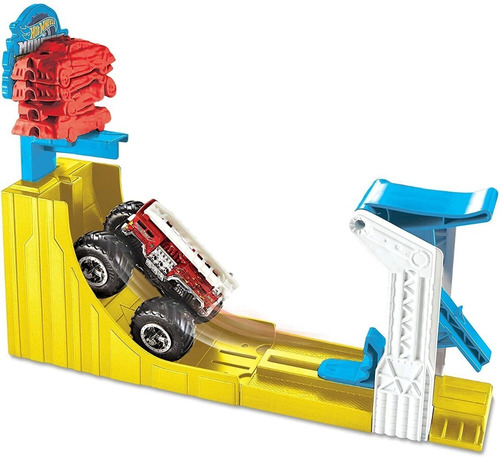Hot Wheels Monster Trucks Destruye La Torre Mattel