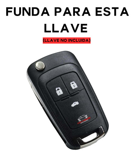 Funda Llave Control Chevrolet Cavalier 2018 A 2023 Cor Pila