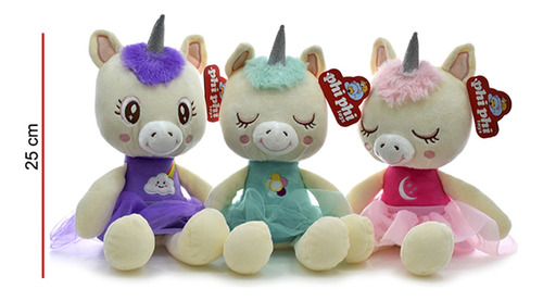 Unicornio 25 Cm 3 Modelos Ploppy 390192