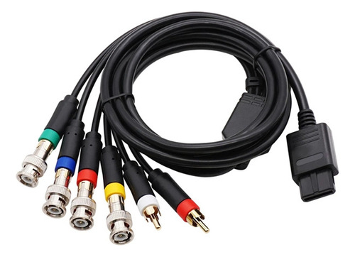 Cable Rgb/rgbs Compuesto Para Videoconsolas N64 Sfc Snes Ngc