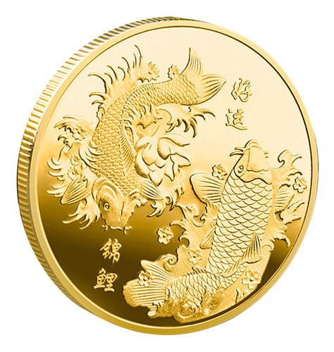 Moneda De La De Koi Chino, Moneda De La De Oro, Moneda