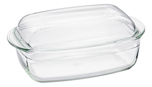 Refractario De Vidrio Con Tapa 32.5cm Elsass Küchenprofi Color Transparente