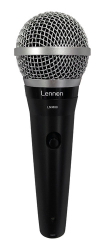 Micrófono Dinámico Lennon Profesional Ln-m88 Cable Color Negro