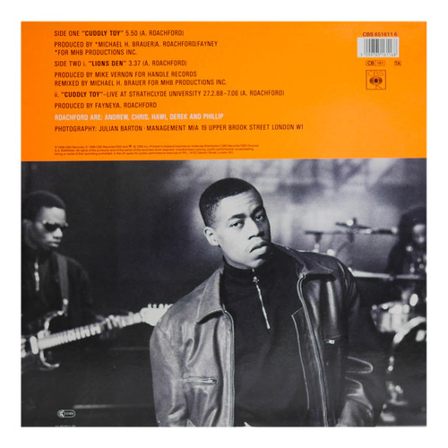 Roachford - Cuddly Toy | 12 Maxi Single Usado (Usado)