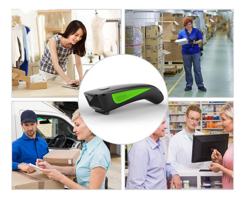Yl Leitor Bolso Código De Barras Scanner Verde Netum C740