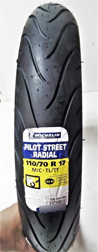 Pneus radiais Michelin 150/60r-17 + 110/70r-17 Pilot Street