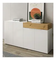 Comprar Aparador Para Salón Priux 4 Puertas 1 Cajón   Blanco\u002Fhaya