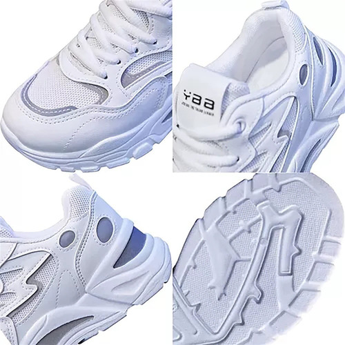 Zapatos De Tenis Cómodos Con Plataforma Informal Para Mujer