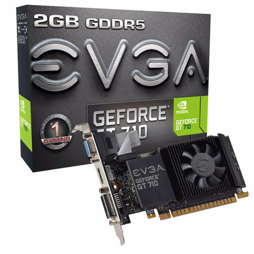 Tarjeta De Vídeo Evga Gt 710 2gb Ddr5 Lp