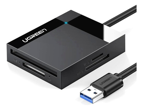 Lector Tarjetas 4 En 1 Ugreen Usb 3.0  Sd Tf Ms Cf 90mb/s