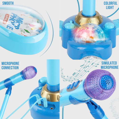 Máquina De Karaoke Para Niños Con Soporte, Micrófono Para Ni