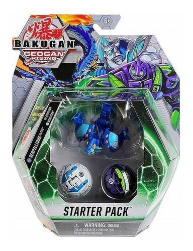 Bakugan Starter Pack - Serpillious Ultra, Auratoa Y Ninjiton