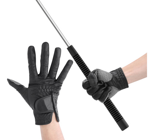 Guantes Para Hombre, 1 Unidad, De Piel De Oveja Artificial N