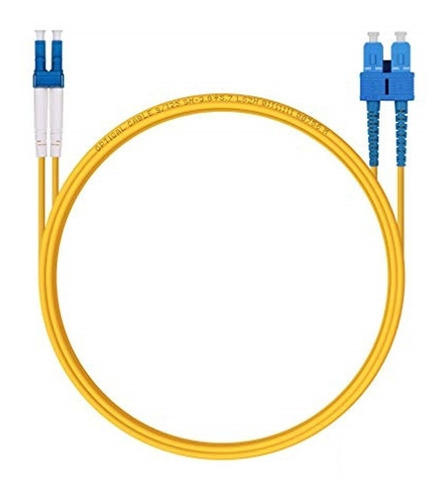 Patchcord Cable Fibra 3 Metros Monomodo Os2 Sc Lc Duplex