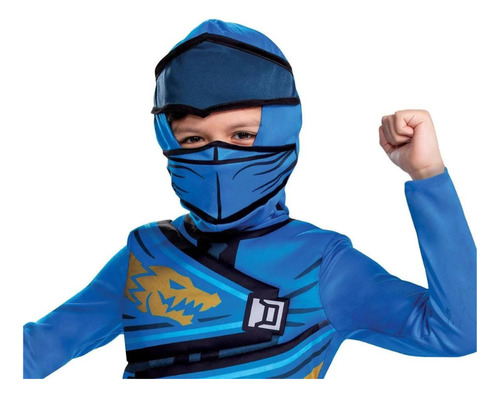 Disfraz Ninja Lego Ninjago Modelo Jay Original