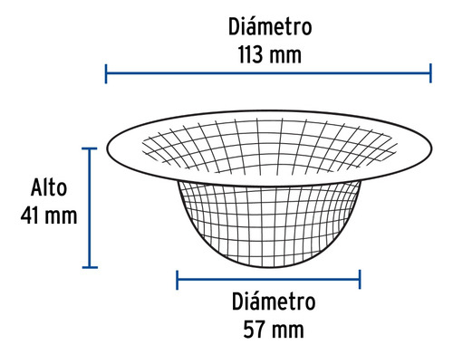 Kit 2 Canastillas Malla 3/4 P/fregadero, Foset