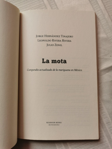 Libro La Mota Jorge Hernández Tinajero Et Al. (Usado)