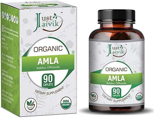 Just Jaivik Organic Amla Tablets - Un Suplemento Dietético.