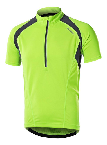 Bergrisar Camiseta De Ciclismo Con Media Cremallera Para Hom