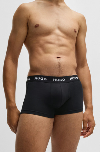 Boxer Trunk Hugo Boss 3 Pack De Algodón - Original
