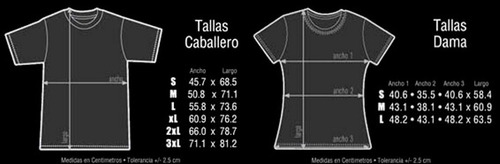 Playera Yazbek Para Caballero Grupo Rata Blanca
