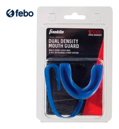 Imagen 5 de 6 de Protector Bucal Franklin Doble Densidad Varios Colores Febo