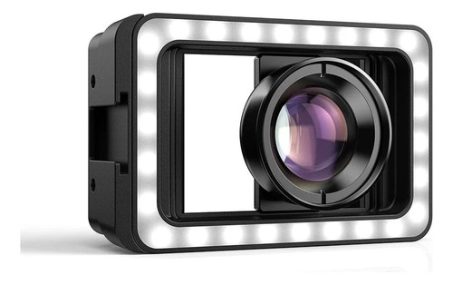 Lente Para Celular Apexel Macro 100mm Multifuncional Con Led