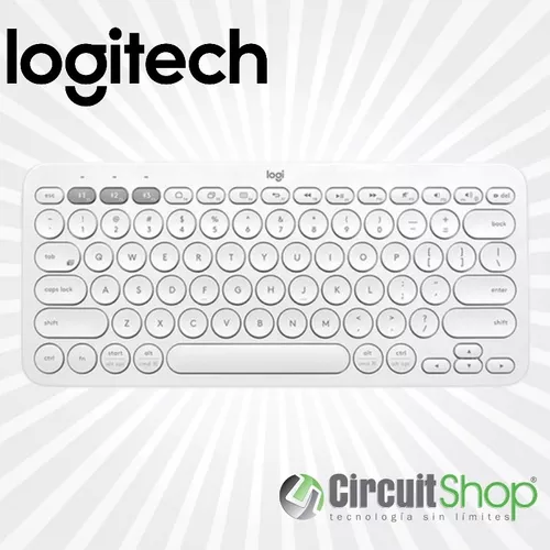 Teclado Bluetooth Multi dispositivo Logitech k380 Blanco