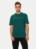 Comprar Polera Regular Fit Con Logo Bordado Verde Tommy Hilfiger