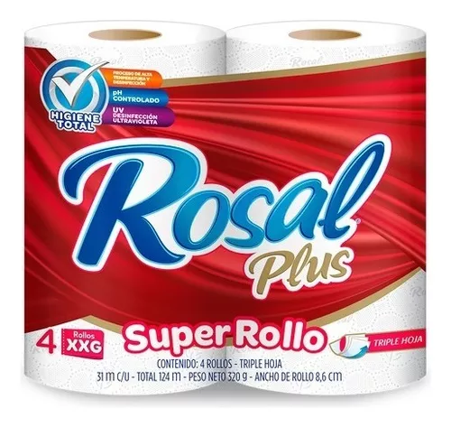 Papel Higienico Rosal x 1 20 Metros