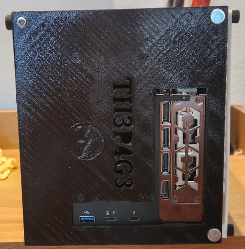Egpu Thunderbolt Usb4 Nvidia Geforce Rtx 3070 Ti Th3p4g3 (Usado)