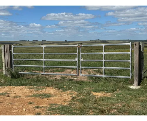 Portera Galvanizada Reforzada Para Campo 4 Metros
