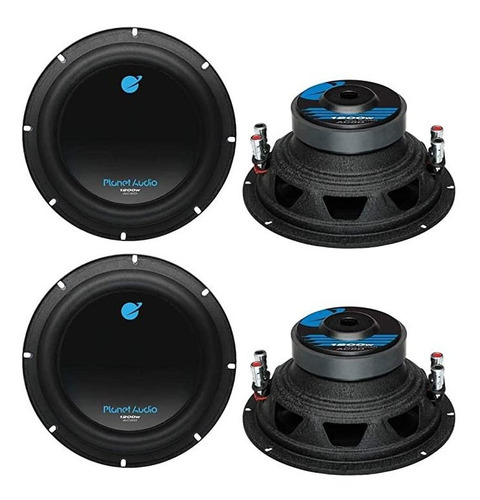 Planet Audio Ac8d 8-inch  w Subwoofers (4-pack)