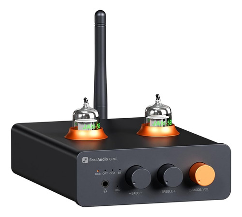 Preamplificador Fosi Audio Gr40 Con Dac Y Bluetooth 3.5mm