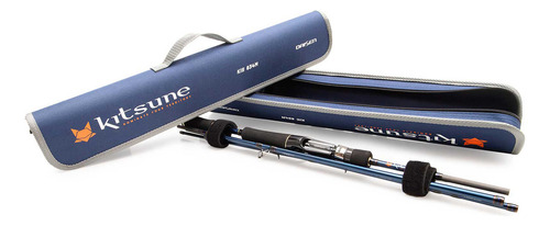 Vara Para Molinete Kitsune Travel S-634ml 1,91m 7-14lbs 4 Partes - Daisen