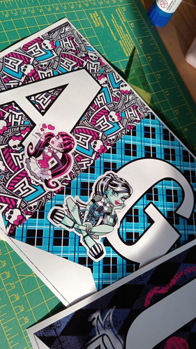 Banderin Imprimible Monster High