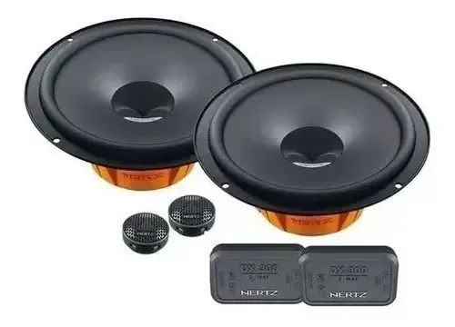Kit 2 Duas Vias Hertz Dsk 165.3 6', Alto Falante + Tweeter