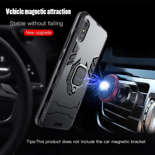 Forro Protector Con Aro Soporte Para Xiaomi Redmi 6 Pro
