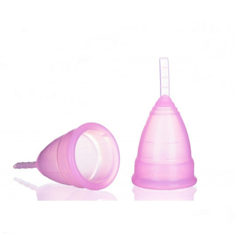 Copa Menstrual Zuvia Cup Talla S Silicón Médico Negro Rosado