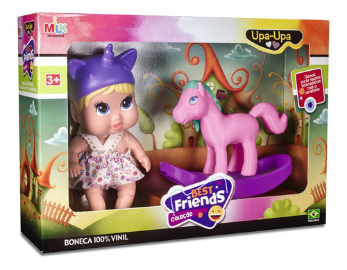 Boneca Coleção Best Friends Upa Upa Meninas- Milk Brinquedos