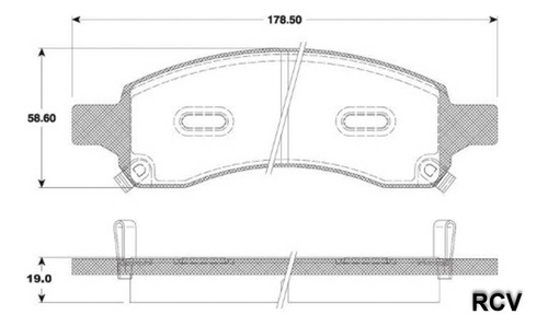 Balatas Disco  Delantera Para Gmc Acadia   2008