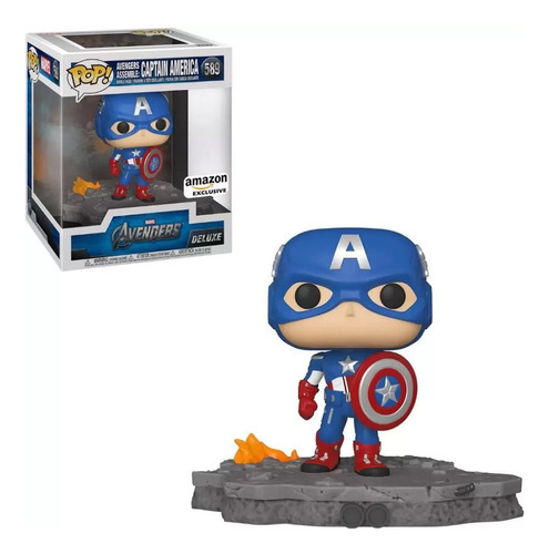 Funko Capitan America (589) Marvel ¡ Nuevo En Stock!  