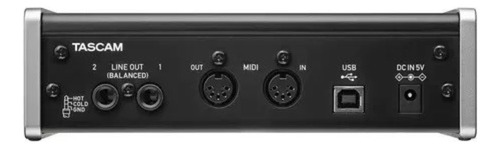 Placa Interface Áudio Tascam Us-2x2 Pré-amps Ios Compatível (Usado)