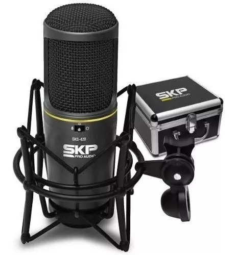 Micrófono Condensador Profesional De Estudio Skp Sks420