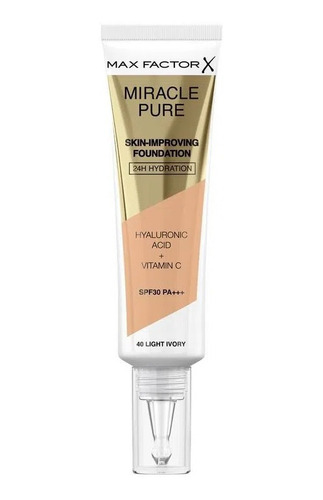 Max Factor Base De Maquillaje Miracle Pure Foundation Fps 30